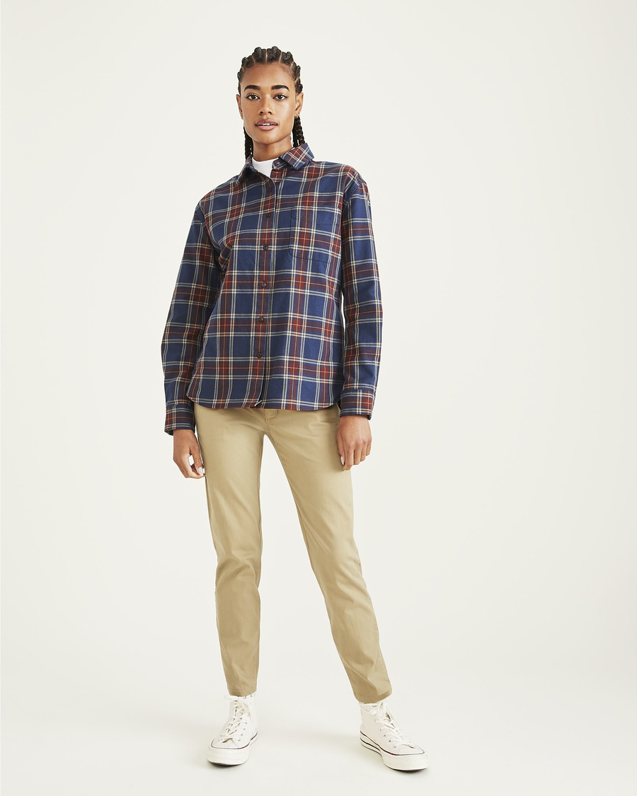 (image for) Practical Original Button-Up Shirt, Relaxed Fit